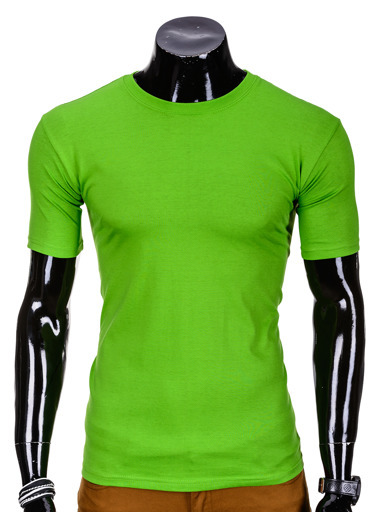 Men's plain t-shirt S970 - light green | MODONE wholesale - Clothing ...