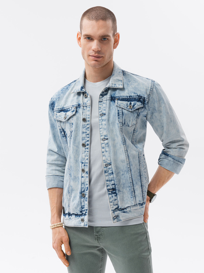 light mens jean jacket
