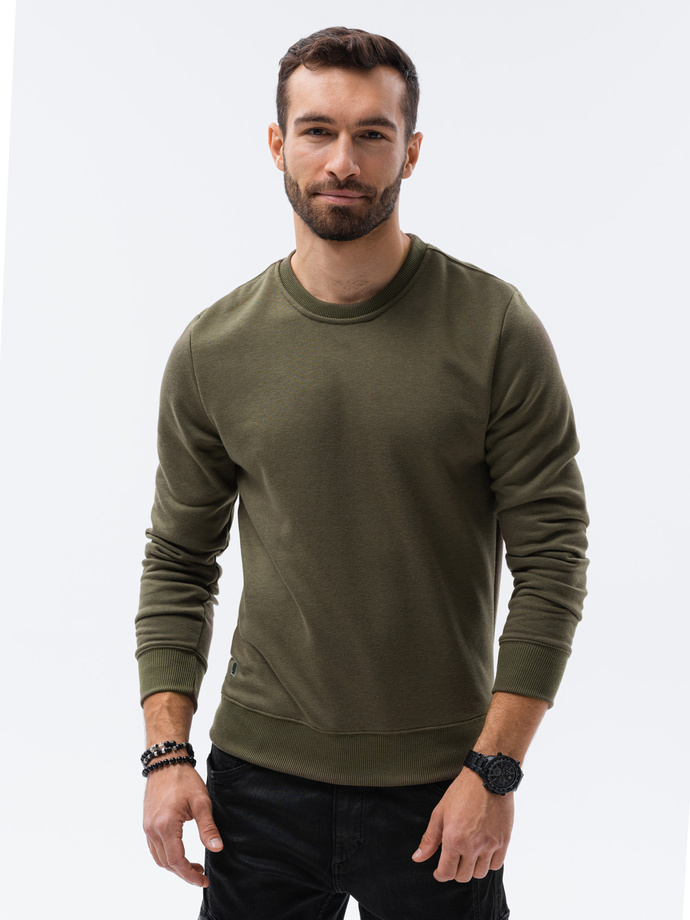 mens khaki sweatshirt