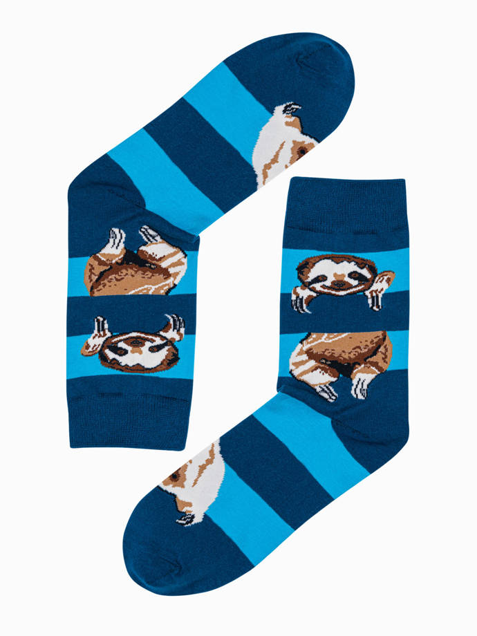 Men's socks U200 - blue | MODONE wholesale - Clothing For Men