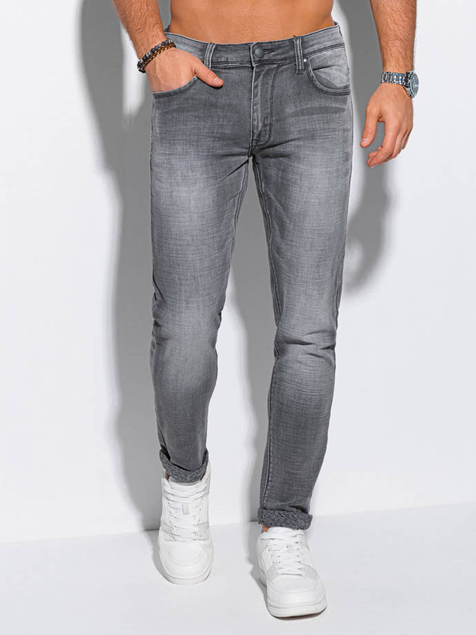 Men's jeans P1101 - dark grey | MODONE wholesale - Clothing For Men