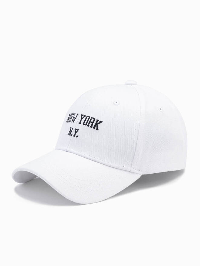 Men's baseball cap H172 - white