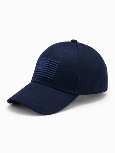 Men's baseball cap H178 - navy blue