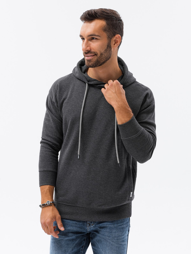 Men's Pullover Hoodie Fake Two-Piece Thickened Hoodie Breathable Thermal  Soft Hooded Sweatshirts Black : : Clothing, Shoes & Accessories