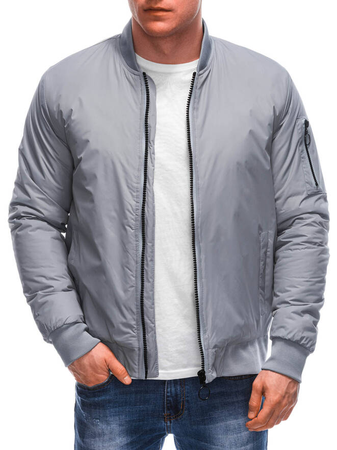Men's mid-season jacket C532 - grey