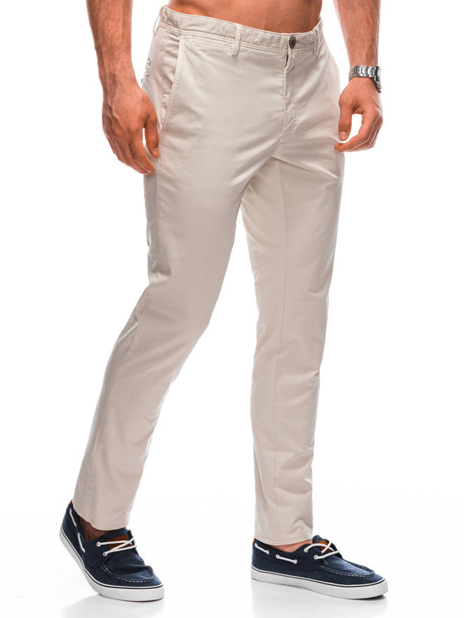 Men's pants chino P1359 - beige