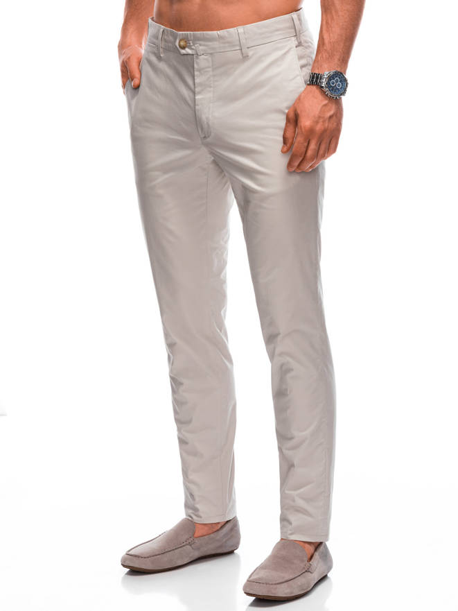 Men's pants chino P1363 - beige