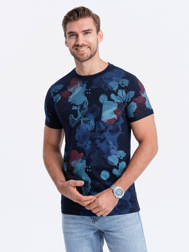 Men's printed t-shirt - white S966  MODONE wholesale - Clothing For Men