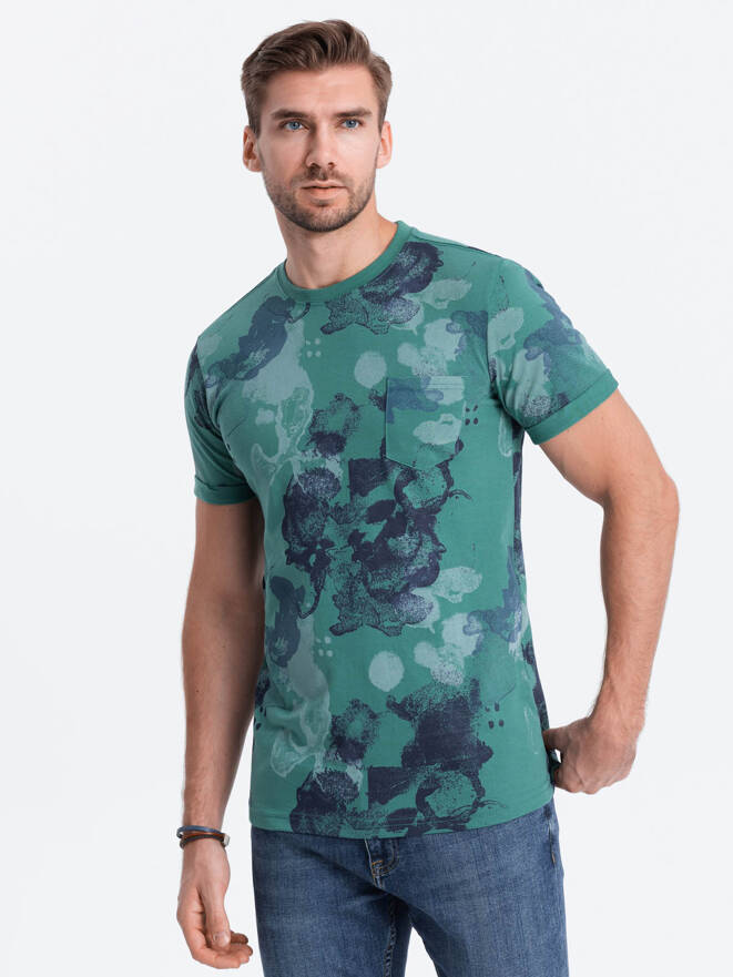 Men's printed t-shirt - white S966  MODONE wholesale - Clothing For Men