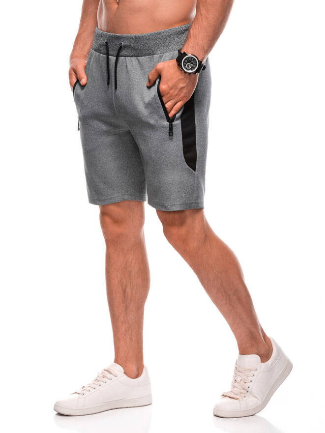 Men's short sweat shorts 524W - gray