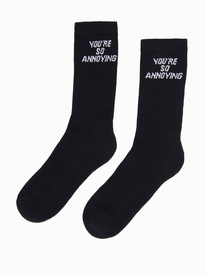 Men's socks - black U152