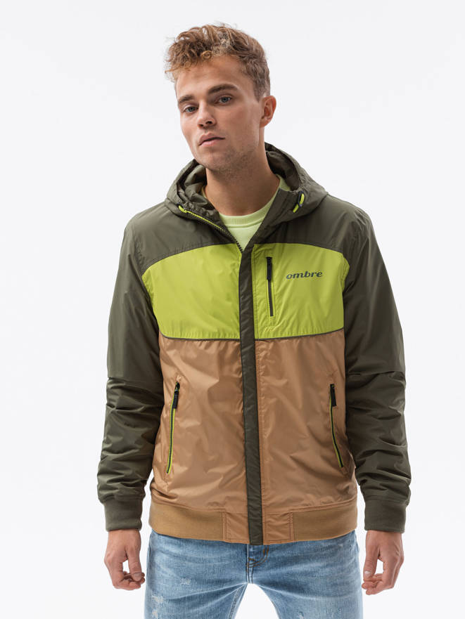 Men's sports jacket - olive V7 C447