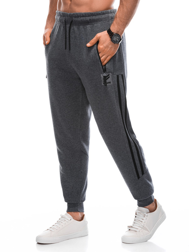 Men's sweatpants - light grey P949  MODONE wholesale - Clothing For Men