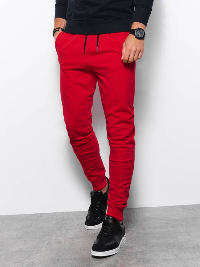 Men's sweatpants P952 - red