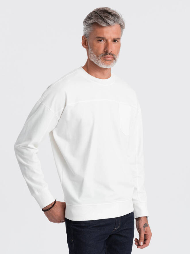 Men's sweatshirt - cream B1277