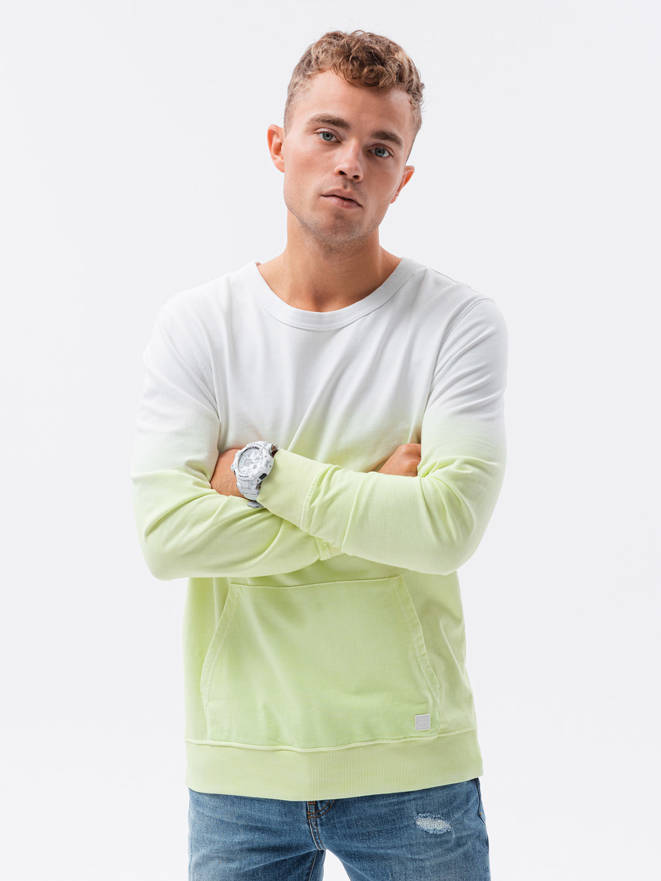 Men's sweatshirt - lime B1150