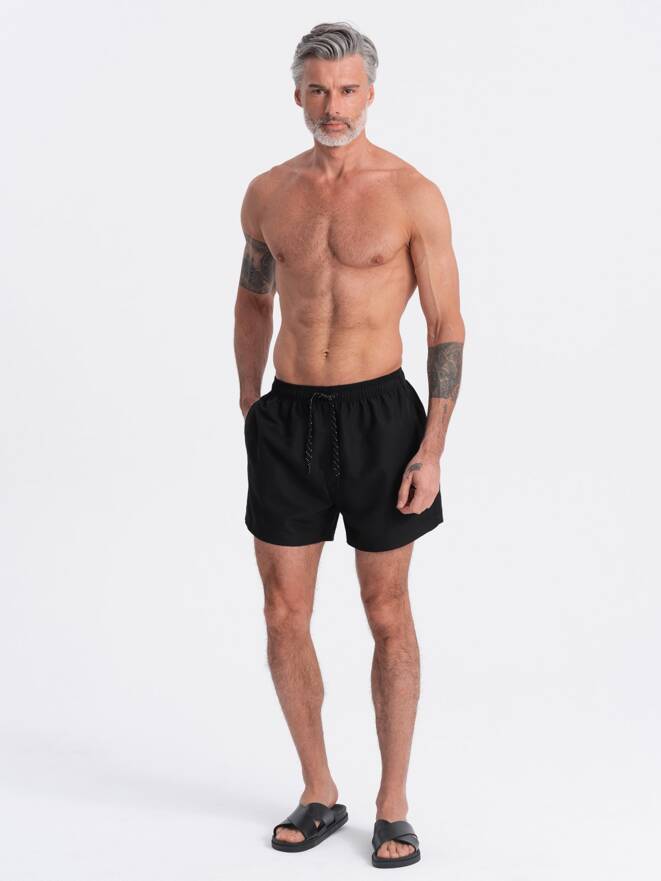 Men's swim shorts - black V25 OM-SRBS-0125