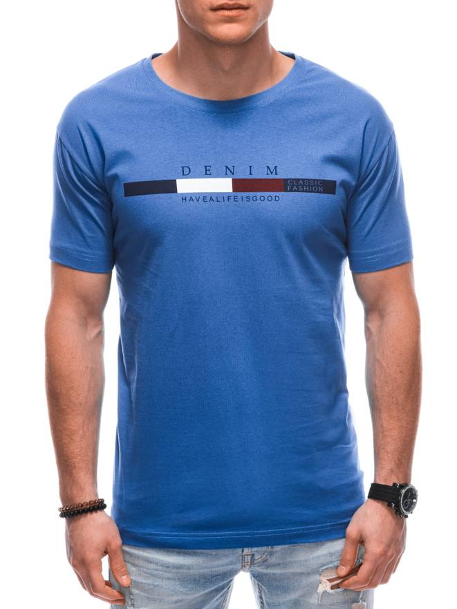 Men's t-shirt S1791 - blue
