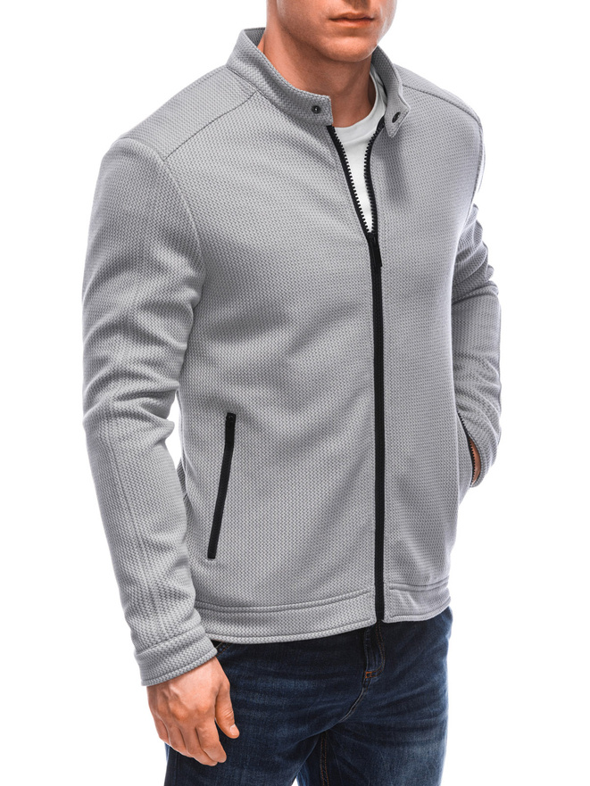Men's transitional jacket EM-JANP-0100 - gray V1