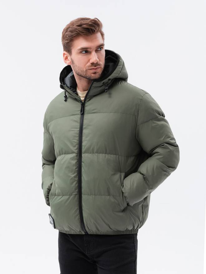 Men's winter jacket  C533 - olive