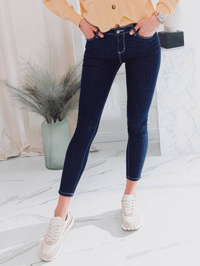 Women's jeans PLR036 - navy