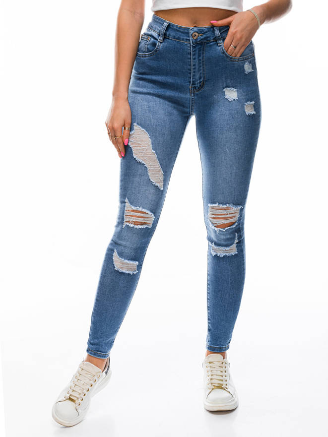 Women's jeans PLR138 - blue