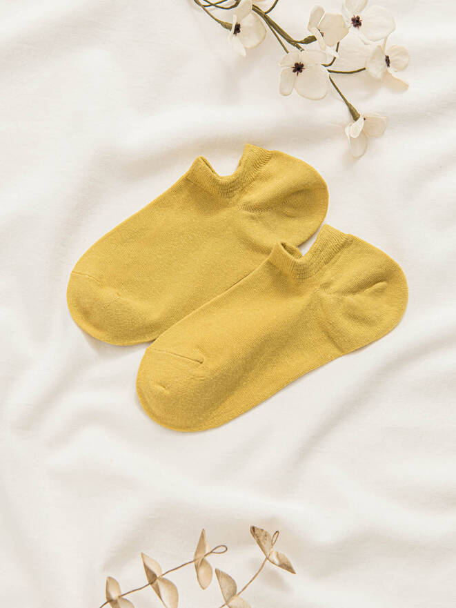 Women's socks ULR389 - mustard