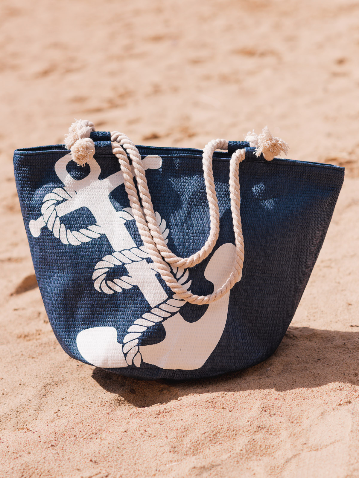 Beach shoulder bag BLR255 - navy | MODONE wholesale - Clothing For Men