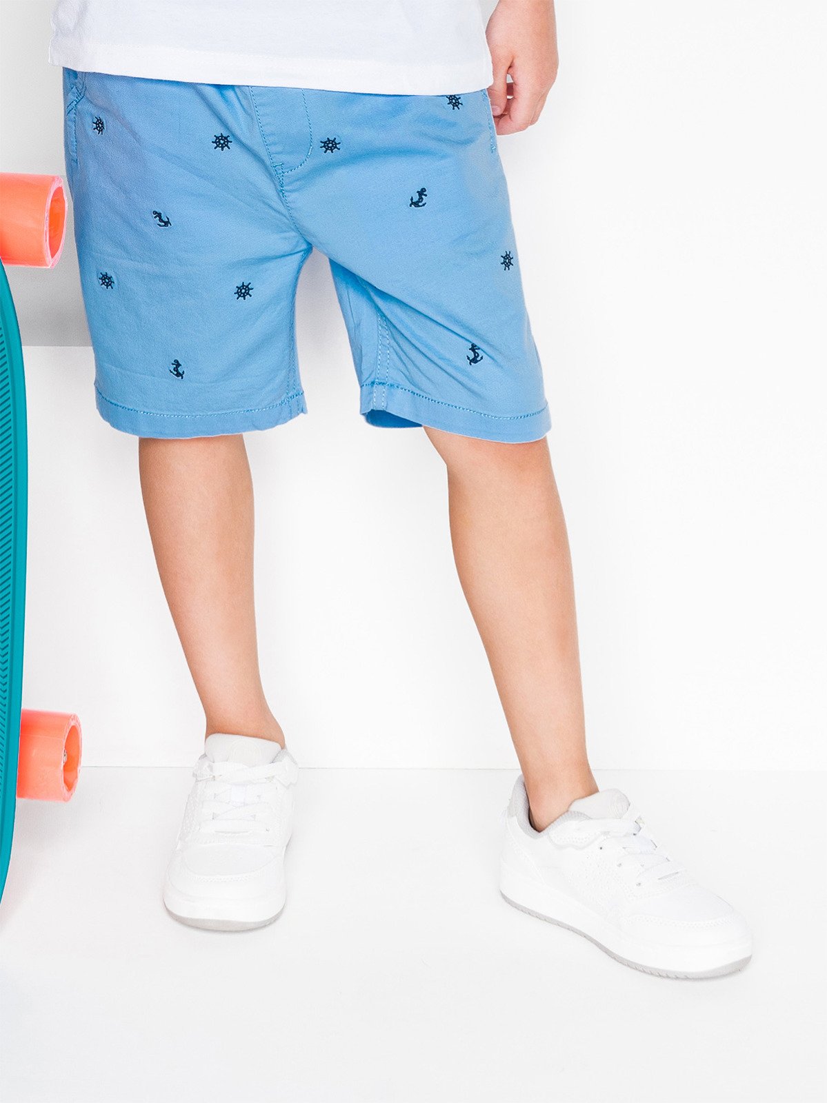 Boy's shorts KP020 - light blue | MODONE wholesale - Clothing For Men