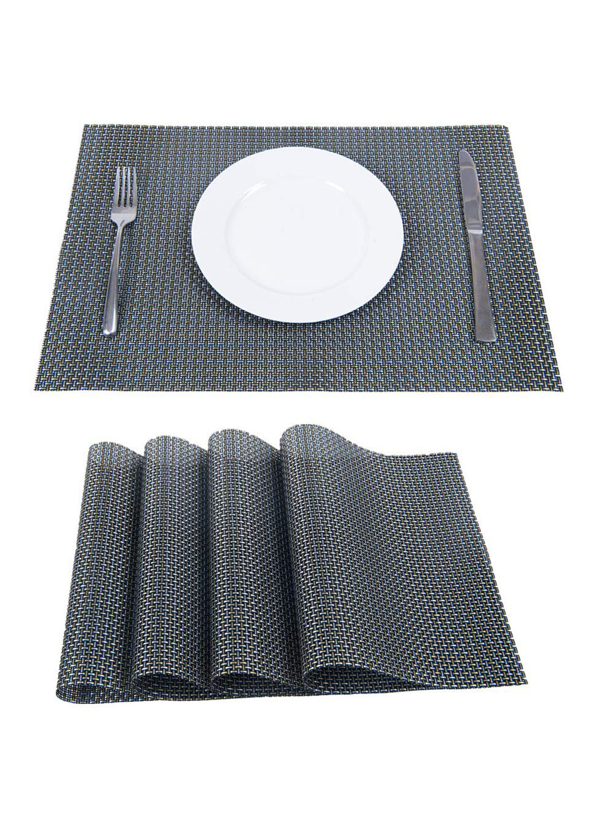 Coretto table mat 30x45 A663 - black/gold | MODONE wholesale - Clothing ...