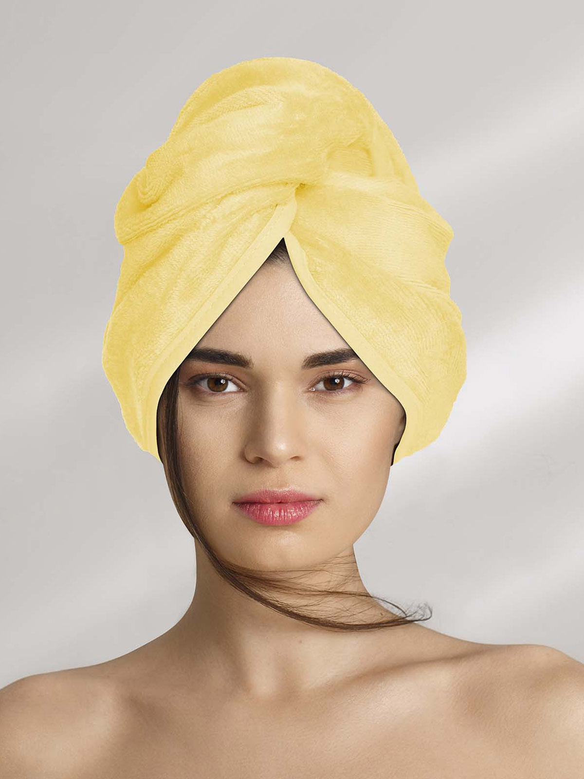 Hair turban towel A622 yellow MODONE wholesale Clothing For Men