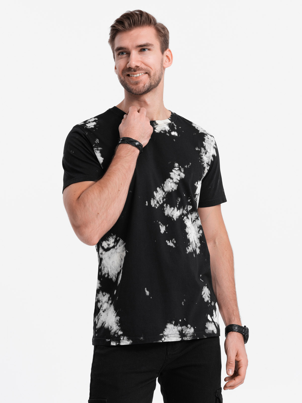 black tie dye shirt wholesale