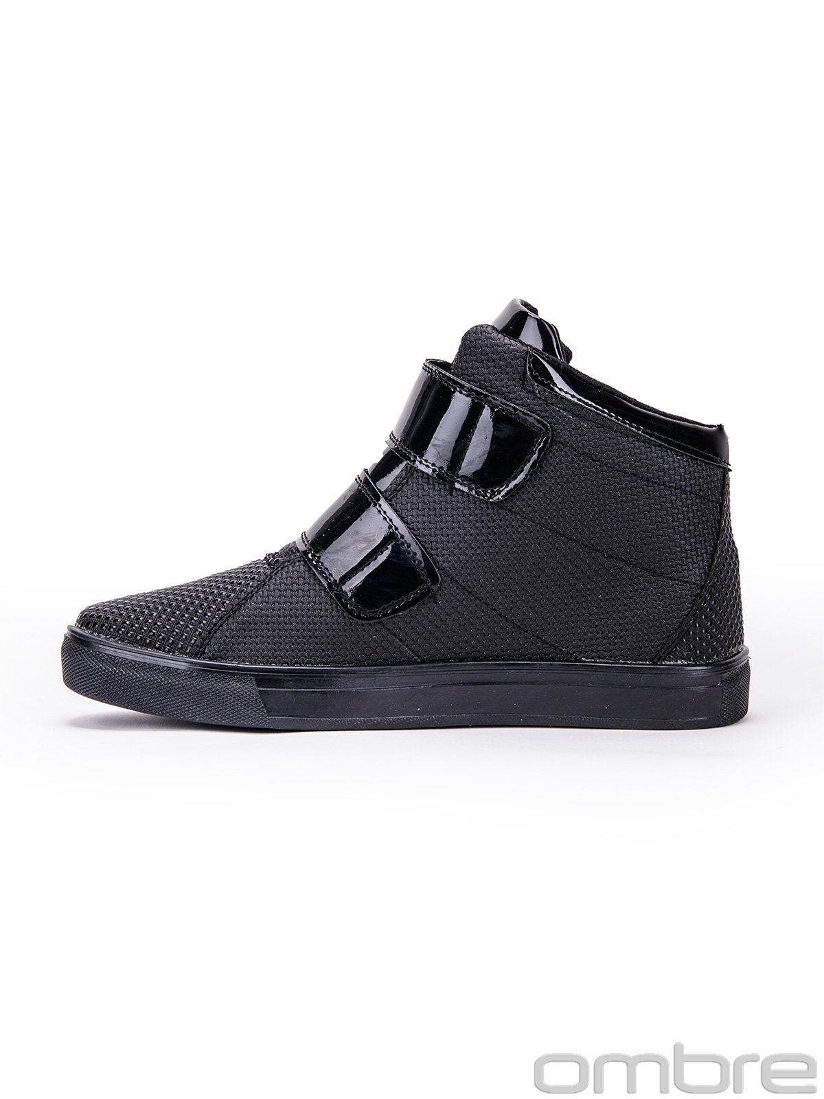 black ankle trainers