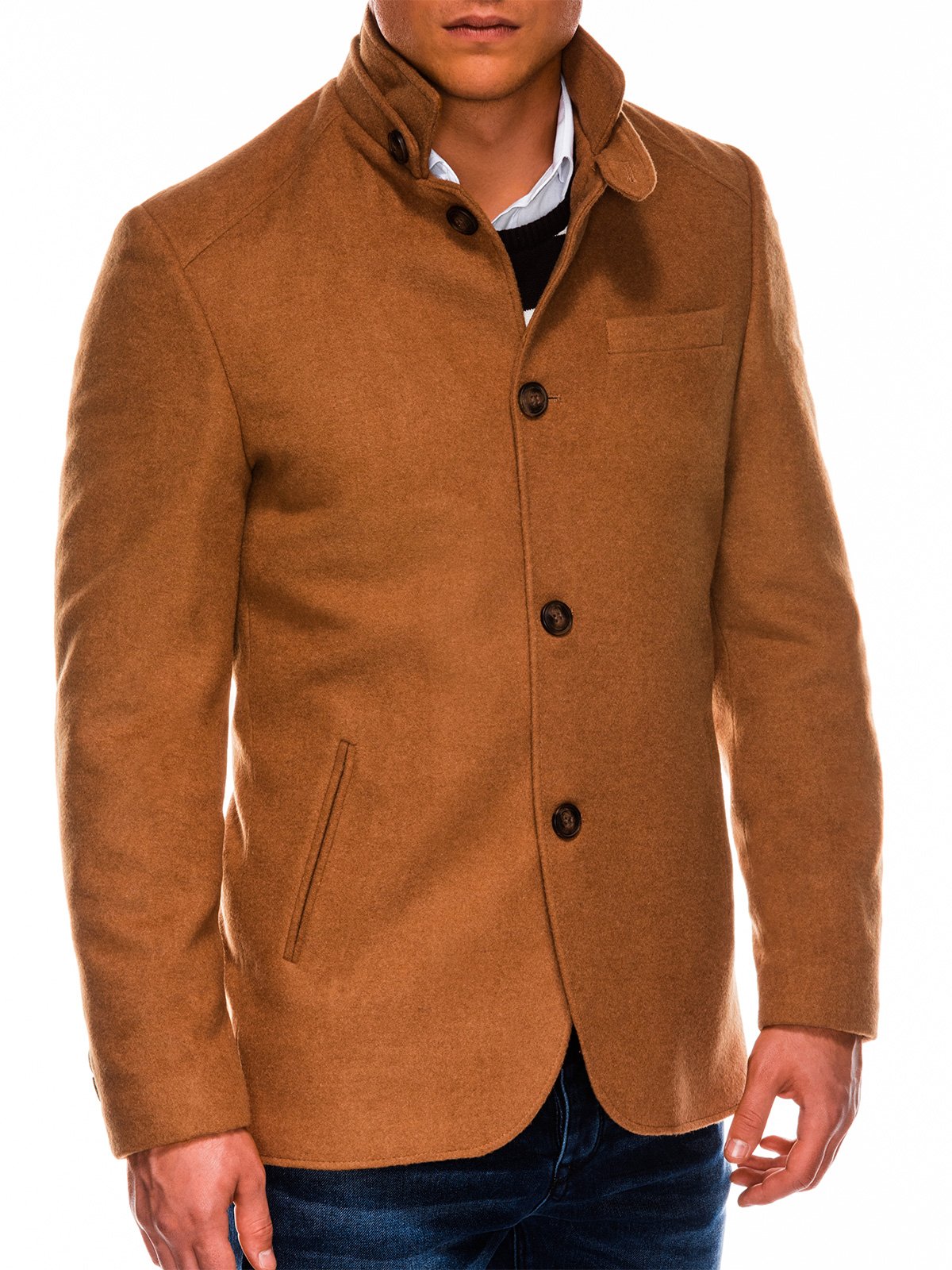 Men's autumn coat C427 camel MODONE wholesale Clothing For Men