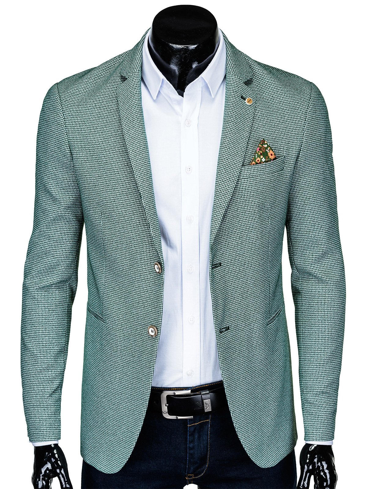 Men's blazer jacket M125 - green | MODONE wholesale - Clothing For Men