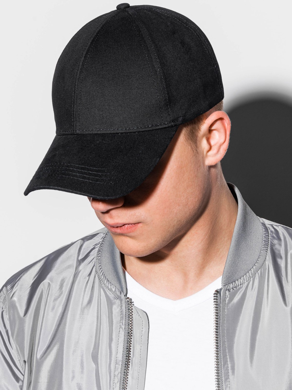 Men's cap - black H014  MODONE wholesale - Clothing For Men