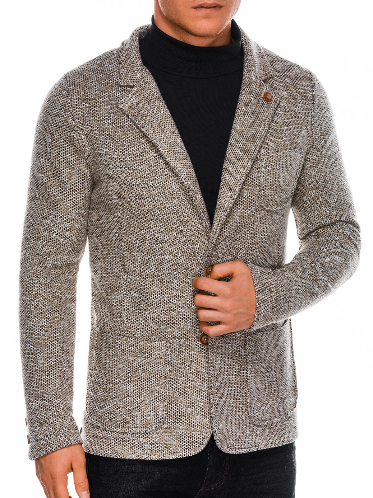Men&#39;s casual blazer jacket M158 - brown | MODONE wholesale - Clothing For Men