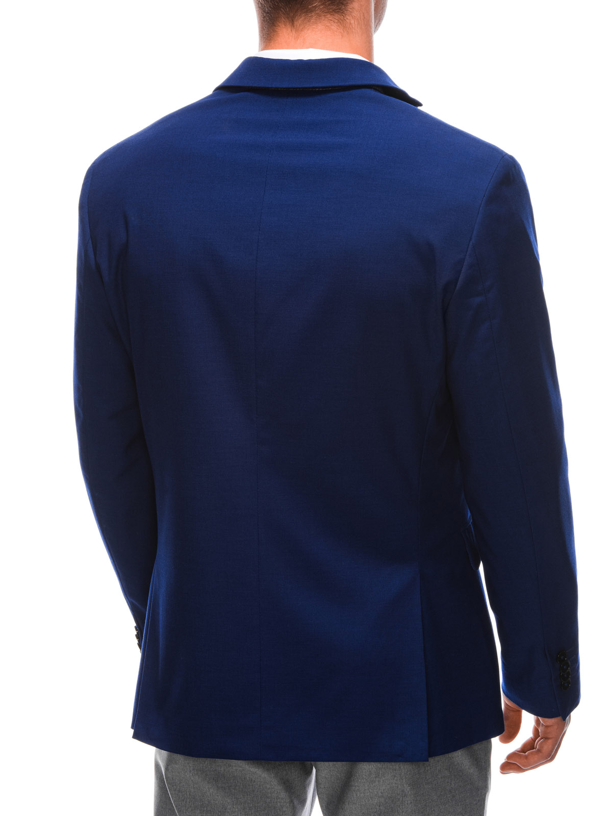 Men's casual blazer jacket M164 - navy | MODONE wholesale - Clothing ...