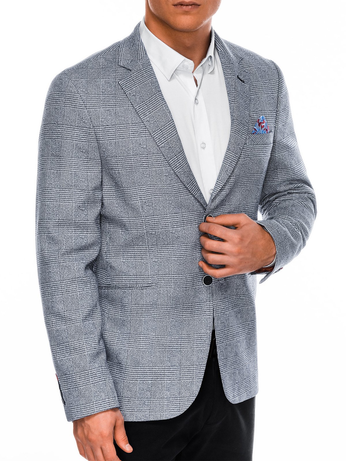 Men's casual blazer jacket M92 - navy | MODONE wholesale - Clothing For Men