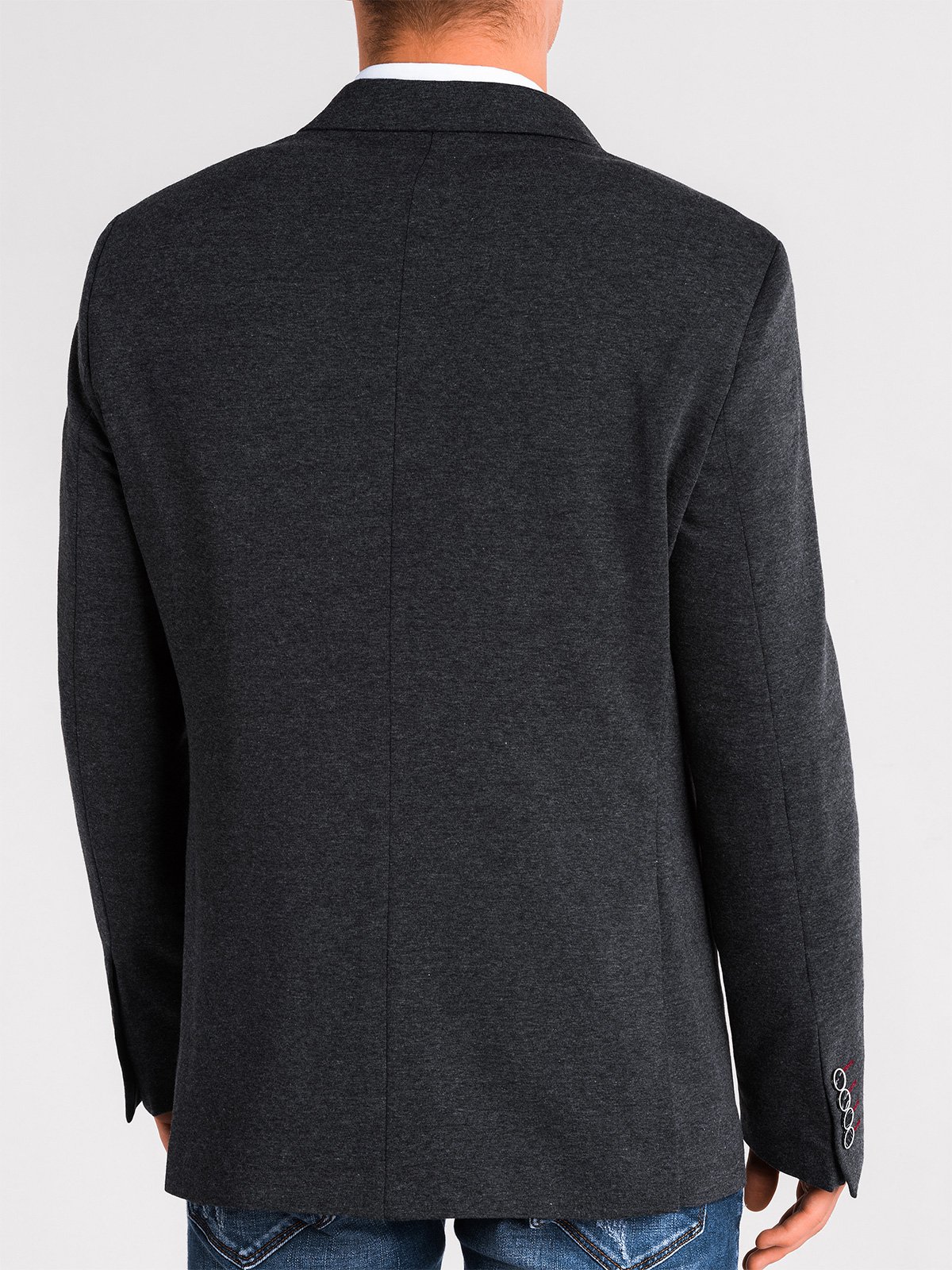Mens Casual Blazer Jacket Grey M103 Modone Wholesale Clothing