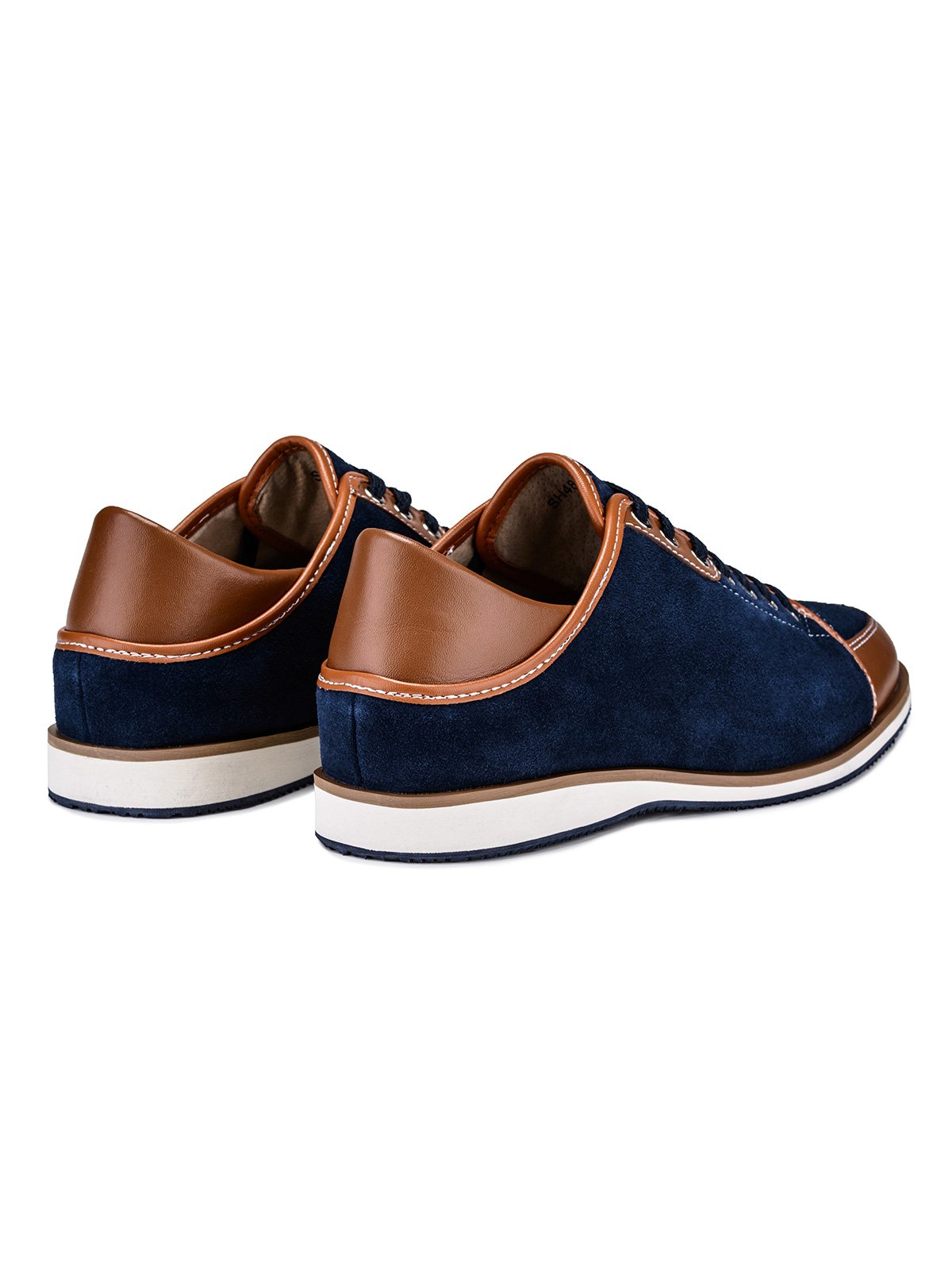 Men's casual lace-ups T244 - navy | MODONE wholesale - Clothing For Men