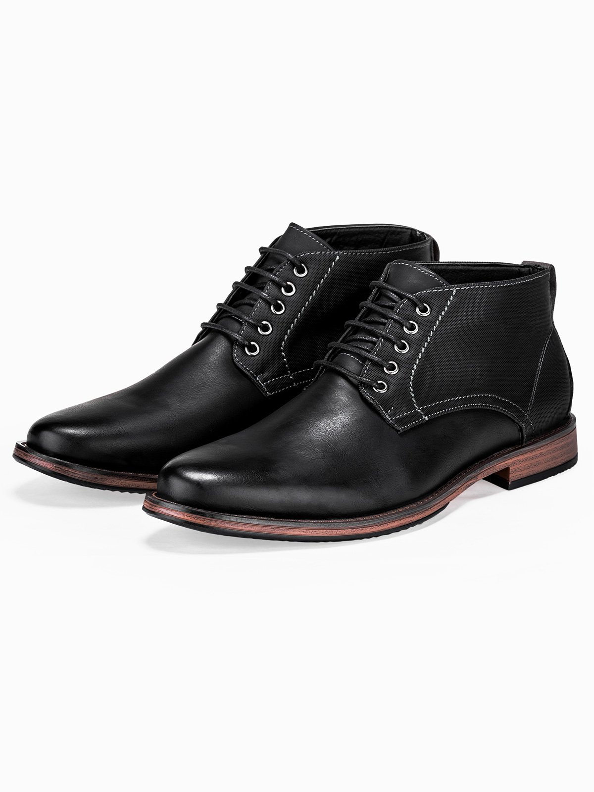 Men's casual lace-ups T262 - black | MODONE wholesale - Clothing For Men
