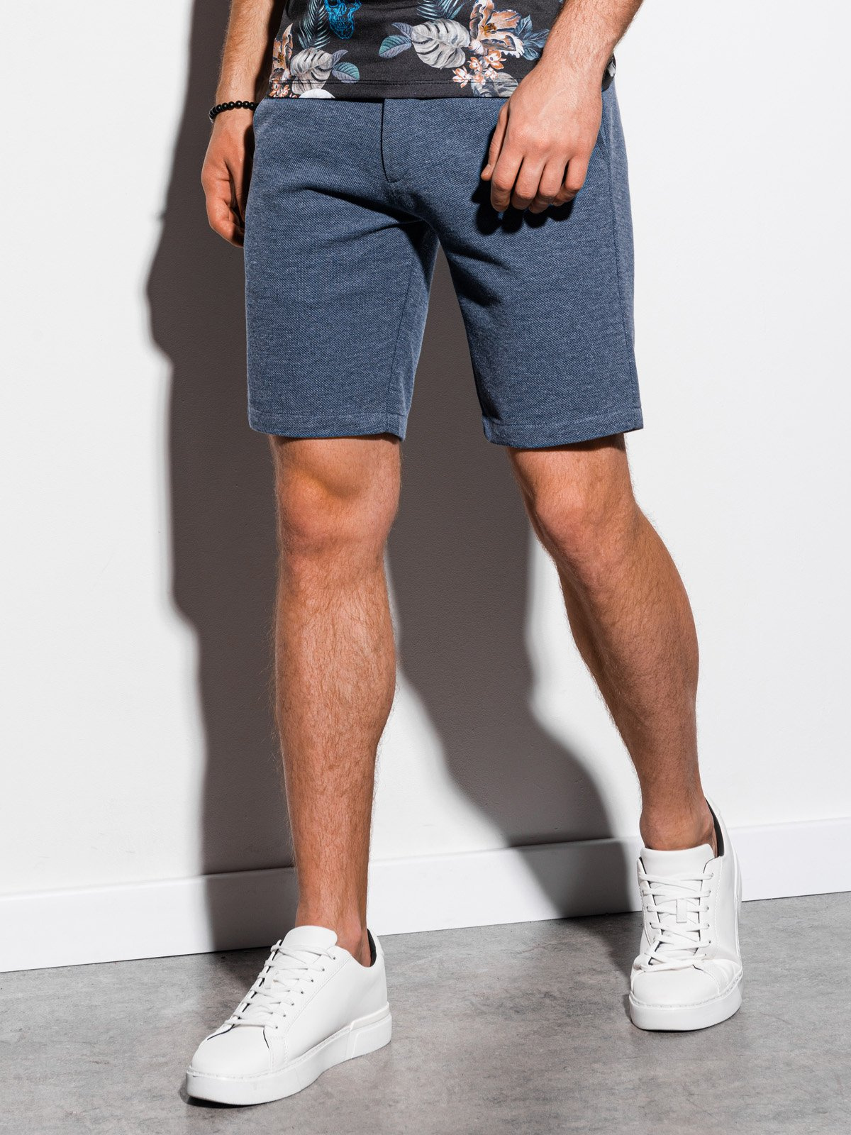Men's casual shorts navy W224 MODONE wholesale Clothing For Men