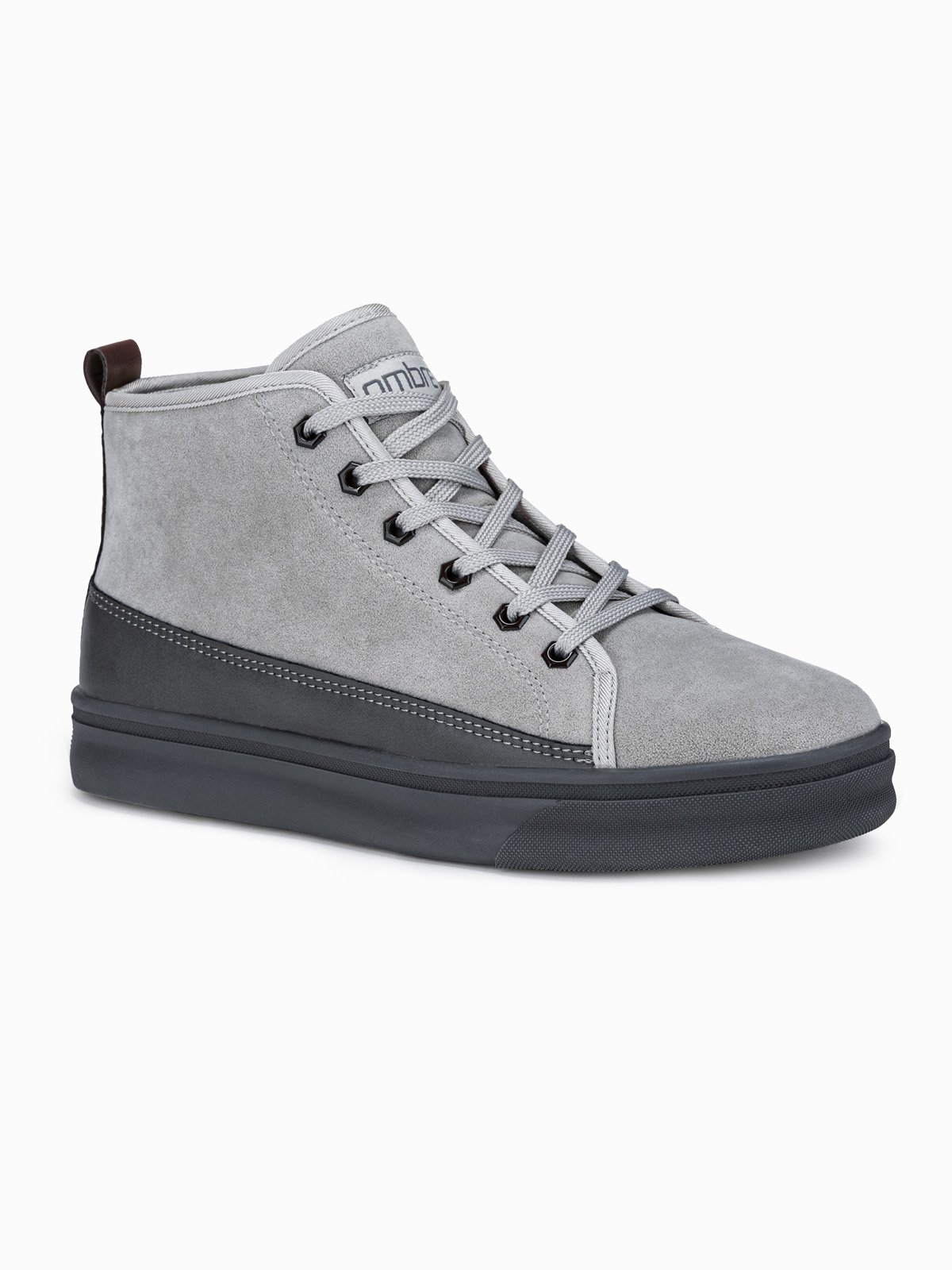 gray casual sneakers