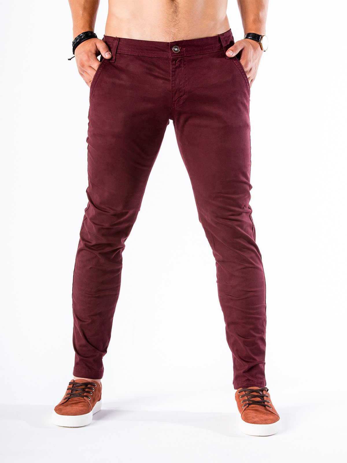 maroon jeans mens