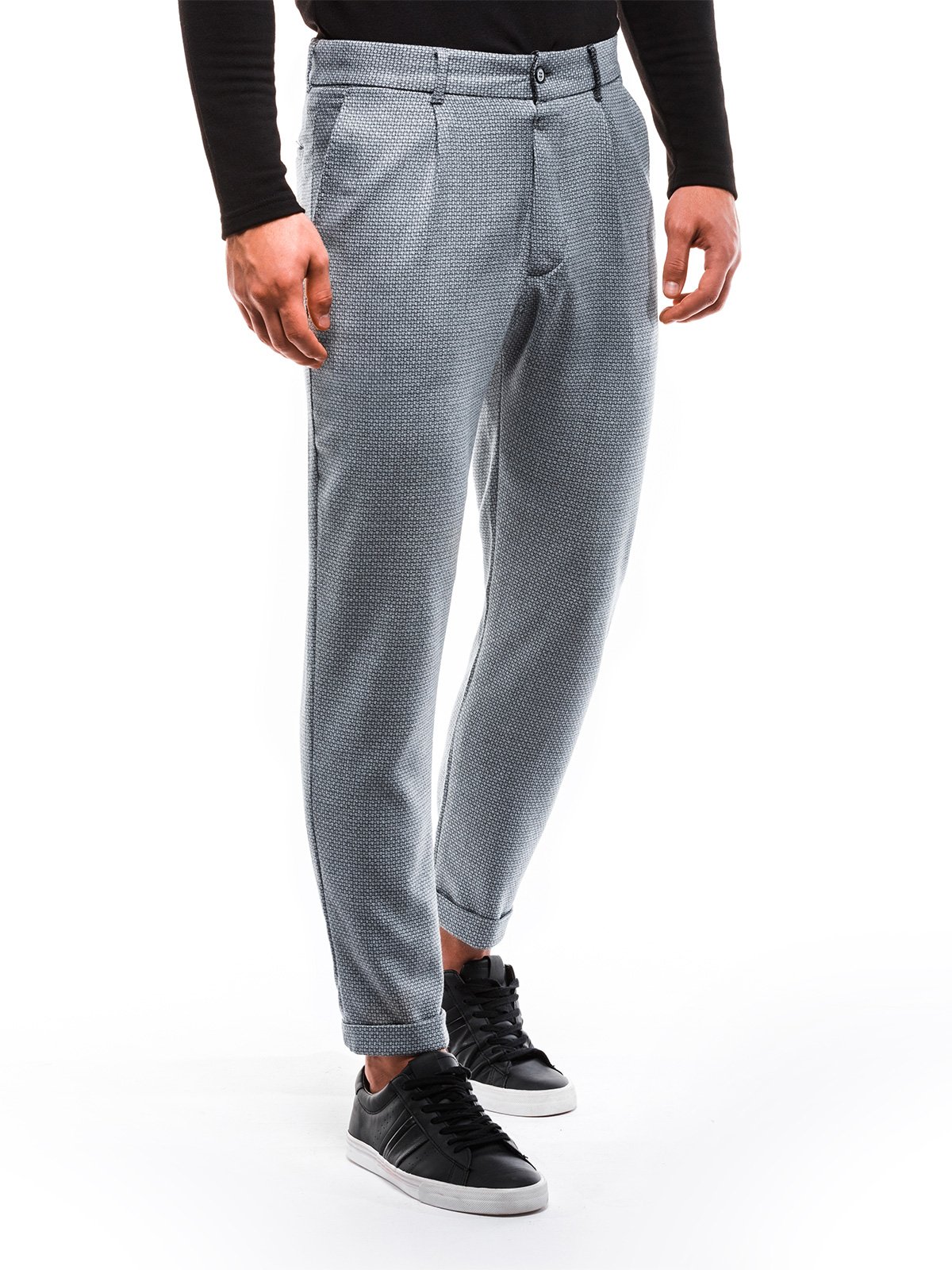 Men's chino pants P869 - grey | MODONE wholesale - Clothing For Men