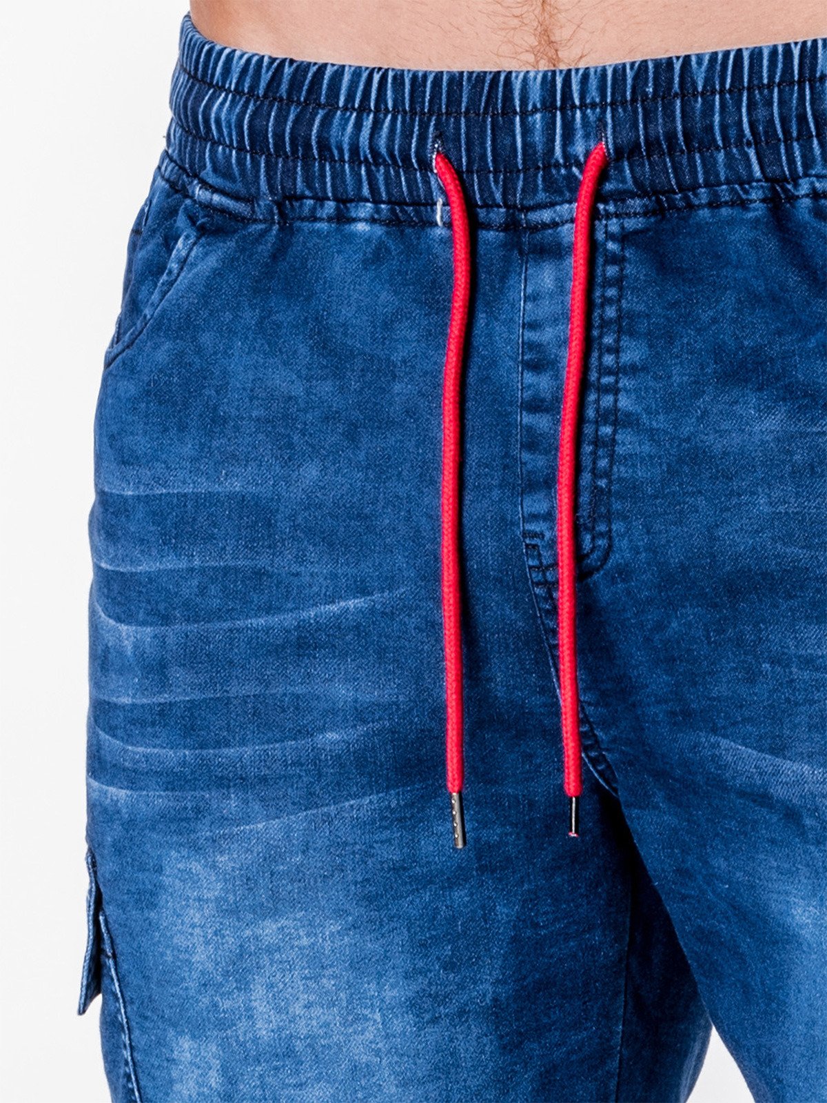 Men's denim jogger pants - blue P710 | MODONE wholesale - Clothing For Men