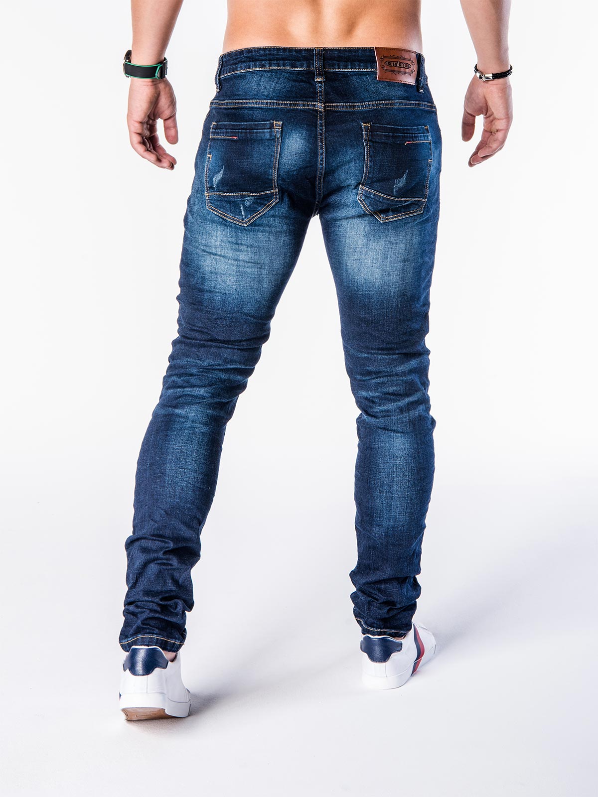 Men's denim pants P597 - navy | MODONE wholesale - Clothing For Men