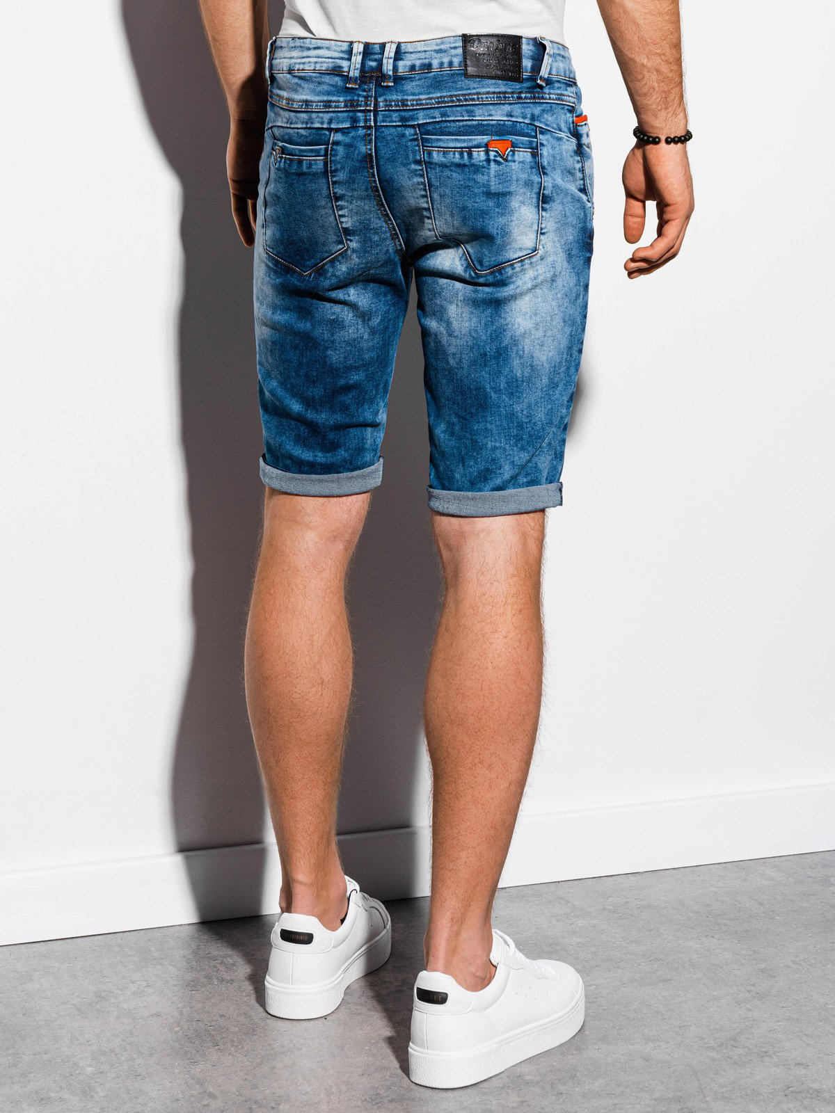 guess men's denim shorts