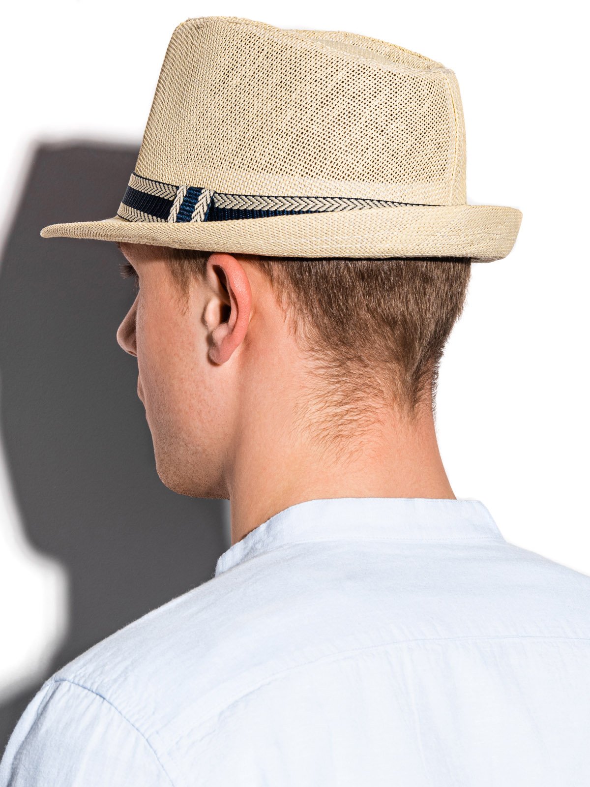 beige mens hat